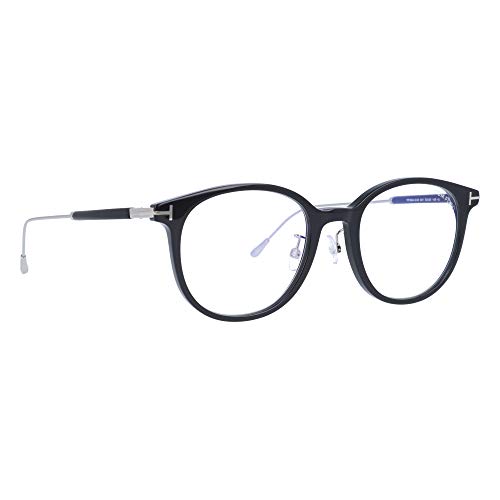 Tom Ford - Ft5644-D-B Shiny Black Round Men Eyeglasses - 52Mm #TOP5