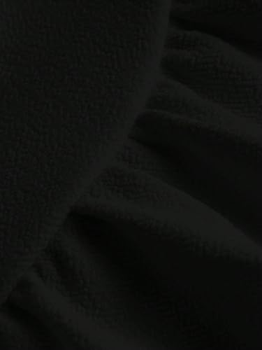 MakeMeChic Women's Ruffle Hem A Line Mini Skirt Elastic Waistband Y2K Short Skirts Black X-Large3