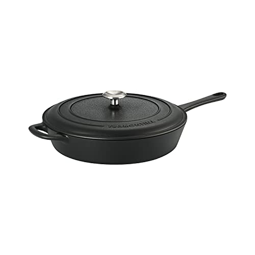 Tramontina 12.5-inch Covered Cast Iron Skillet