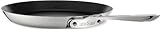All-Clad 4221 Stainless Steel Tri-Ply Bonded Dishwasher Safe Nonstick Brunch Pan / Cookware, 10-Inch, Silver
