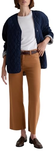 AG Women's Saige Mid Rise Wide Leg Crop