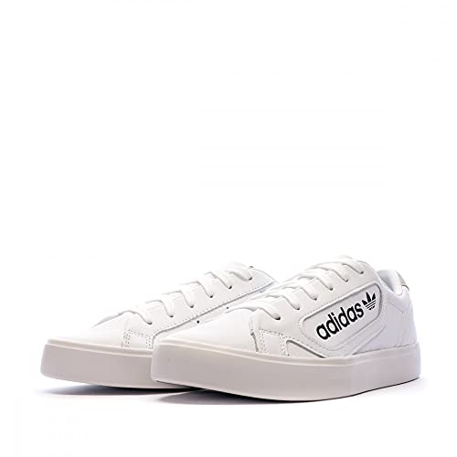 Image of adidas Sleek W, Women's Sneaker, FTWR White Crystal White Core Black, 4.5 UK (37 1 /3 EU)