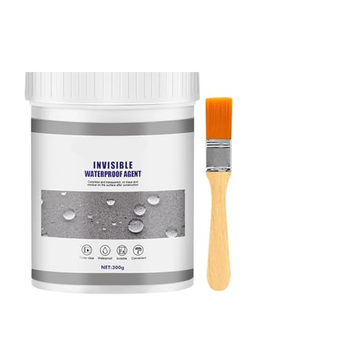 Yechiry Sellador Aislante Transparente Impermeable para Cemento de Azulejos de Pared - Prevención Eficaz de Fugas para Alféizares, Techos y Tejados - Material de Pintura (300g)