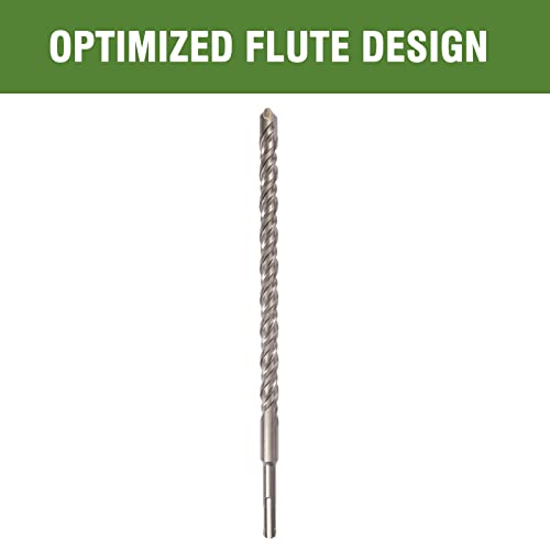 Hlofizi 3/4" Concrete Drill Bit 12” Length With Sds Plus Shank, 3/4 Inch Masonry Drill Bit Rotary Hammer Drill Bit Carbide Tipped For Block Wall, Brick, Stone, 1 Pack #TOP3