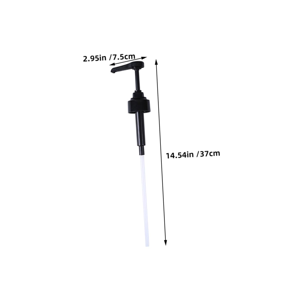 Unomor 6-pack Syrup Dispenser Pump Replacement Kitchen Sauce Bottle Pump Head Oil Dispenser Nozzle Plastic Versatile Quick Fit