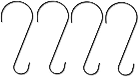 Easy&FashionEasy&Fashion matel Powder Coated Garden S Hook linving Room S Hook 12" inch (5pcs/Set)
