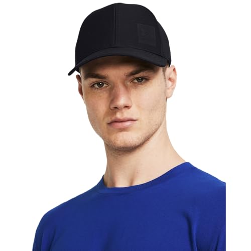 Under Armour Men's Iso-Chill ArmourVent Stretch Fit Hat, (002) Black / / Black, X-Large/XX-Large - Image 2