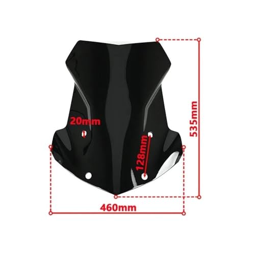 Pare-brise moto voyage pour R1250GS Adventure, bulle de protection pour routes et pistes - 6