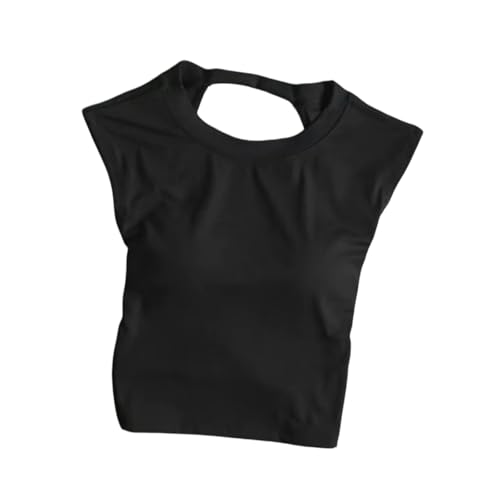 Soutien-gorge de sport maintien dos gilet yoga fitness noir taille S