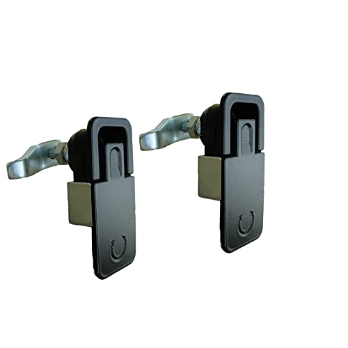 Loquet à levier étanche et compressible à poignée réglable anti-vibration en lot de 2