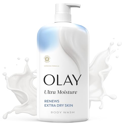Olay Body Wash for Women, Ultra Moisture, Renews Extra Dry Skin, 24/7 Moisture Barrier Repair, Hydrating Formula for Visibly Healthy Soft Skin, Vitamin B3 & Hyaluronic Blend, All Skin Types, 29 fl oz - image 1