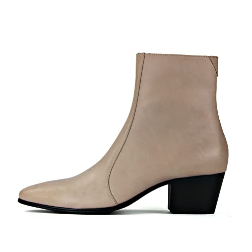 Dress Boot for Men Fashion Casual Chelsea Cowboy Ankle Boots Western Motorcycle CD-JY051-R2