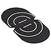 2Pcs Disc Cleans Protections Pad for Vinyls Records Black Vinyls Record Clip Handler Record Record Protector