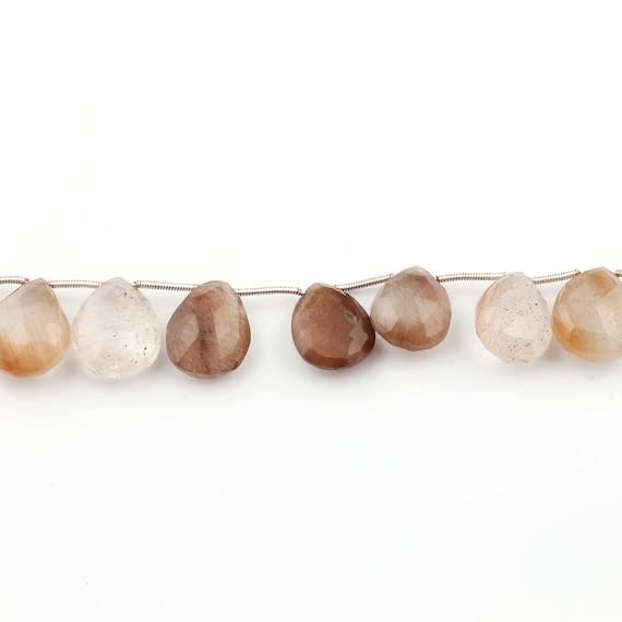 Pierre de soleil perles briolettes gouttes 16mm-18mm pour bijoux LKBEADS Sb1443