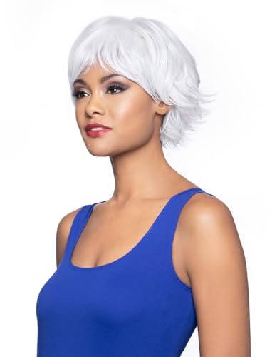 Foxy Silver Wigs Ingrid Wig Color Platinum - 7" Textured