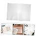 HOMSFOU 20pcs Transparent Notebook Covers Anti-Scratch Book Sleeve Protectors for Notebooks Design for Students and Libraries