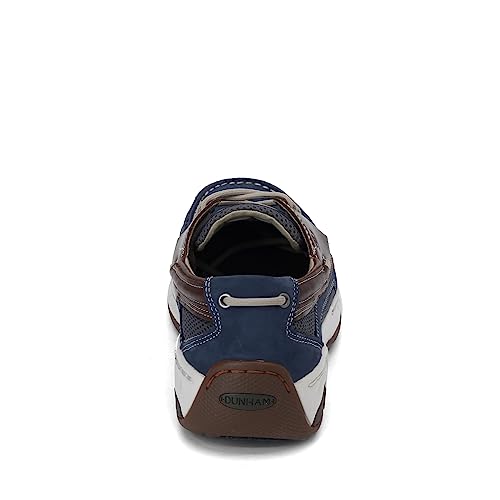 Image of Dunham Men's Boat Shoes, Blue Multi, 9.5 X-Wide