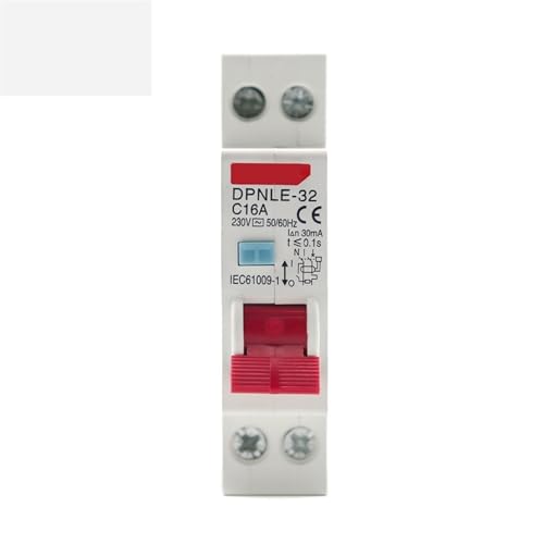 RCBO 25A 6KA disjoncteur différentiel 18mm 230V monophasé 1P+N