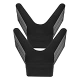 TOYANDONA 2 Stück Teiliges V förmiges Bootsanhänger Anfahrschutz Verschleißfestem Gummi Stoßdämpfend Einfache Installation Geeignet für Yachten Kajaks Hafen Werftbetrieb