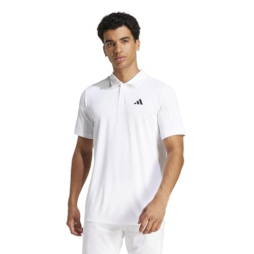 adidas Men's Club Tennis Climacool Polo Shirt, White, XXL - Image 3