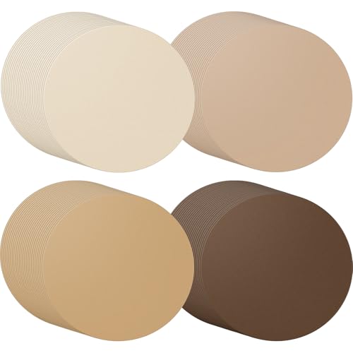 Moinchore 100 Pcs Brown Paper Placemats, Brown Table Placemats Disposable