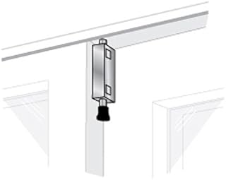 Pro-Lok Patio Door Lock - Lg Rectangle (White Finish)