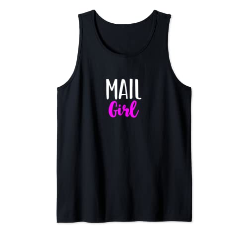 Mail Girl Carrier Postal Worker Women Funny Cute Camiseta sin Mangas