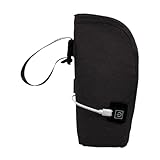 mophrati Tragbarer Flaschenwärmer für unterwegs mit einfacher Bedienung und isoliertem Fach für stressfreie Ausflüge mit Babys. Ideal zum Füttern und Stillen.