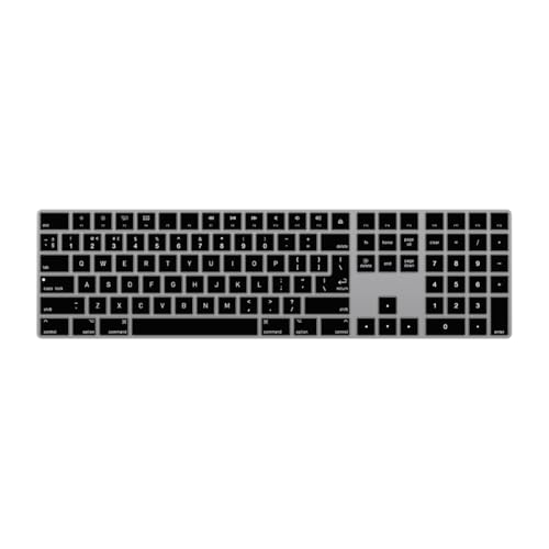 MMDW - Custodia protettiva per tastiera iMac Magic con tastierino numerico MQ052LL/A (A1843) US/EU Layout ultra sottile