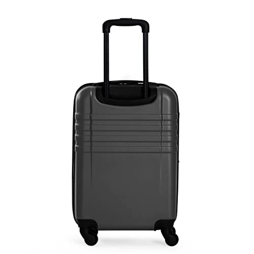 Ben Sherman Hereford Spinner Travel Upright Luggage, Grey, 20-Inch Carry On3