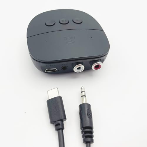 Adattatore Bluetooth 5.0, Adattatore Bluetooth AUX, Trasettitore Ricevitore Bluetooth 2 In 1 - Foto 9