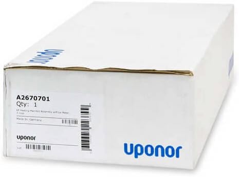 Uponor EP Heating Manifold Assembly with Flow Meter, 7-Loop (A2670701)