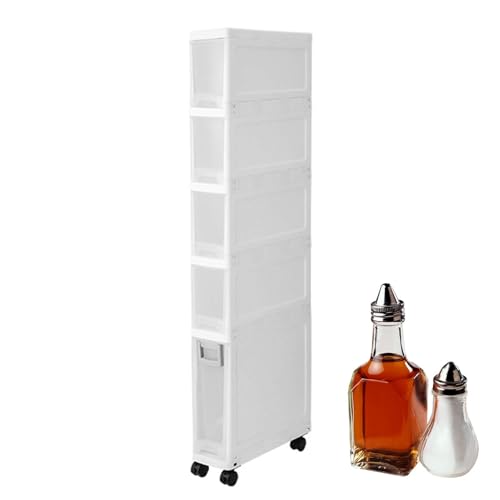 Bexdug Gabinete estrecho, organizador delgado, armario de almacenamiento de baño, para el hogar, cocina, lavandería, dormitorio, esquina, entrada, oficina, comedor, inodoro, refrigerador