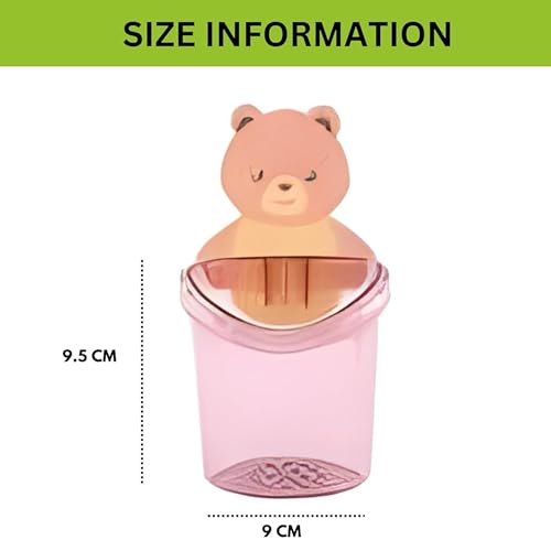 Image of Boniry Plastic Toothbrush Holders for Bathroom - Durable and Sturdy Brush Holder, Multipurpose Brush Holder for Bathroom Wall - Perfect for Home Use 3 Pcs (Multicolor)