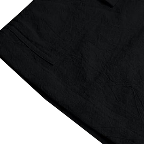Pantalon de survêtement noir confortable à taille élastique