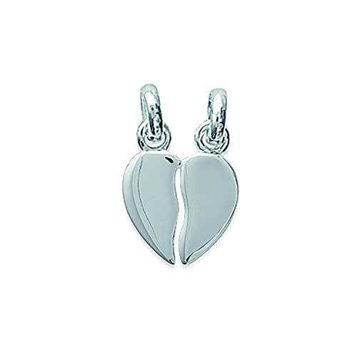 Brillaxis Pendentif coeur sécable argent