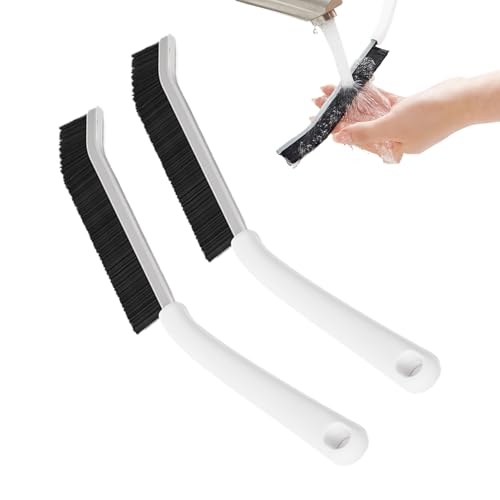 Cepillo Limpiador para Juntas | Cepillo Manual con Cerdas Firmes para Limpiar Ranuras - Juego de Limpiadores para Juntas, Esquinas, Puertas Corredizas y Espacios Estrechos