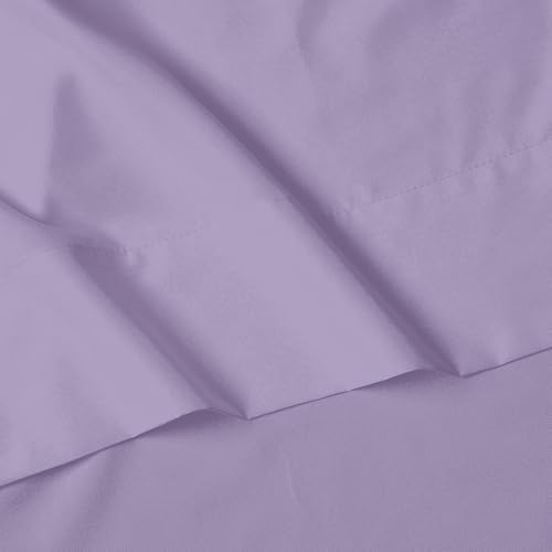 Image of Luxury Soft 1500 Premier Egyptian 4-Piece Premium Hotel Quality Wrinkle and Fade Resistant Coziest Bedding Set, Easy All Around Elastic Fitted Sheet, Deep Pocket up to 16inch, King, Lavender