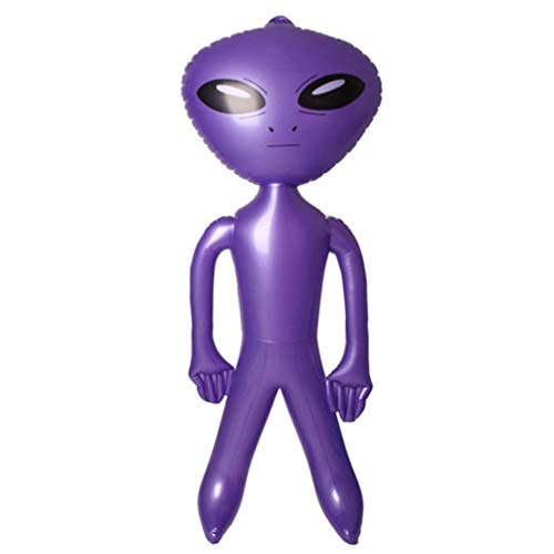 1 Unidade Decorações Infláveis ​​do Dia Das Bruxas Balão Ufo Novidade Brinquedo Explodir Alienígena