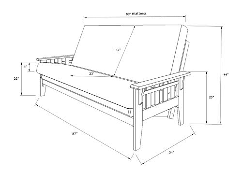 Kodiaktucsonqueenfutonframeandmattresssetwoodfutonsetwithmattressincludedinsaddlebrowncolorfauxleathermattress  Urban Country Home Decor Kodiak tucson queen futon frame and mattress set wood futon set with mattress included in saddle brown color faux leather mattress  urban country home decor