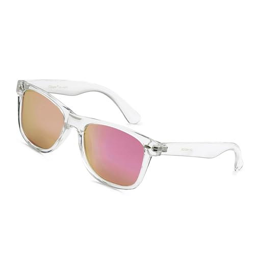 Image of PolarSpex Polarized Sunglasses for Men and Women | UV Protection, Durable Lightweight Frame, Retro Style, Felt Carrying Case, Clear Vision for Driving, Fishing & Everyday Wear.