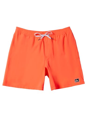 Quiksilver Everyday Solid Volley 14', Bañador para Niño, Hot Coral, 12 Años