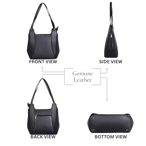 Image of DORPER MONEY HILL Durable Leather Satchel Bag for Women Genuine Branded Handbag