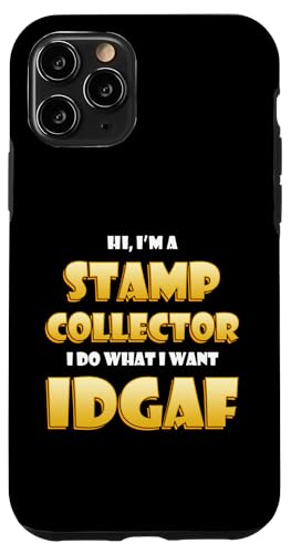 Stamp Collector IDGAF Rarest US/British Stamp Collections �X�}�z�P�[�X iPhone 11 Pro �p