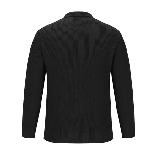 Muscularfit Knitted Sweater Men Oversized Long Sleeve Causal Lightweight Knitted Sweater Loose Fit Pullover Sweater Going Out3