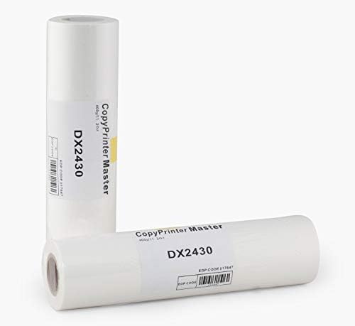 DX 2430 B4 Master Roll for RICOH Copy Printer. 2 Rolls per Box