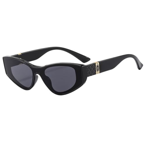 Lunettes de soleil œil de chat vintage et de luxe UV400