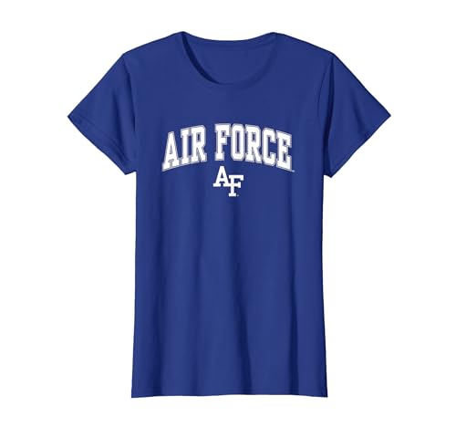 Air Force Falcons Womens Arch Over Royal Officially Licensed T-Shirt
