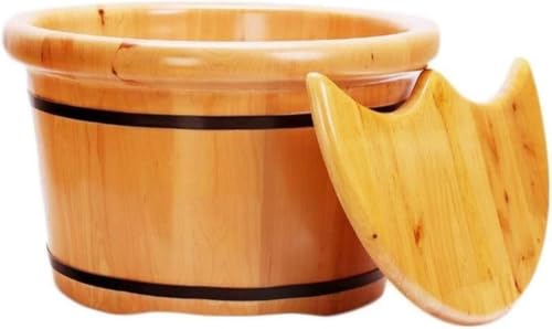 Balde para spa de pies de madera 33.5x28.5x20 cm miniatura 1