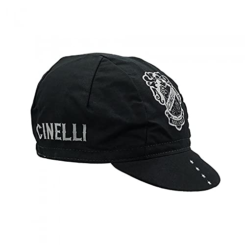 Cinelli cap Vintage Fahrrad Rider Mützen Kappen Fixie Retro Rennrad Fahrer, RiderCaps, Stil Crest